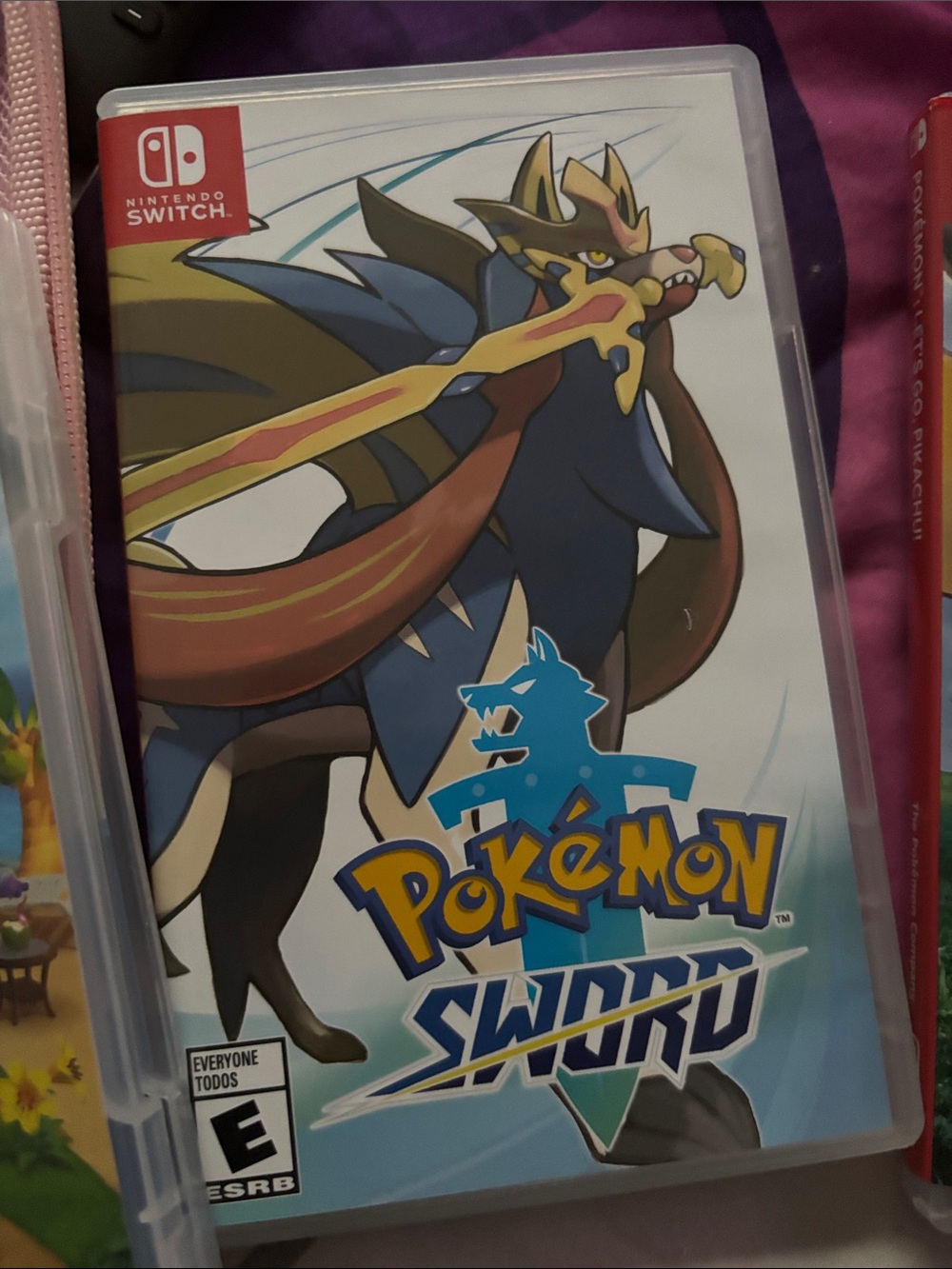 Pokémon Sword Nintendo switch game card
